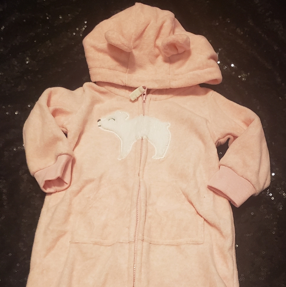 Fleece one piece play suit